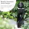 Glitzhome® 40.5" Oversized LED Modern Geometric Pedestal & Sphere Outdoor Fountain